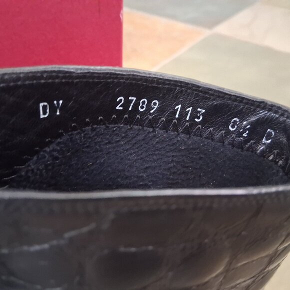 Salvatore Ferragamo Black Leather Boots - Picture 2 of 8